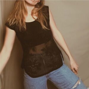 Banana Rep | Rosary Cage Top